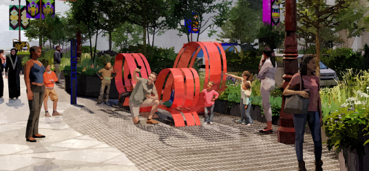 3d Rendering of the Ave