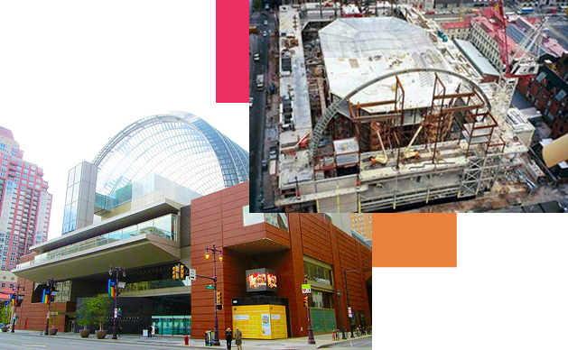 The Kimmel Center Under Construction
